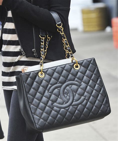 chanel caviar grand shopping tote|CHANEL Caviar Quilted Grand Shopping Tote GST Black.